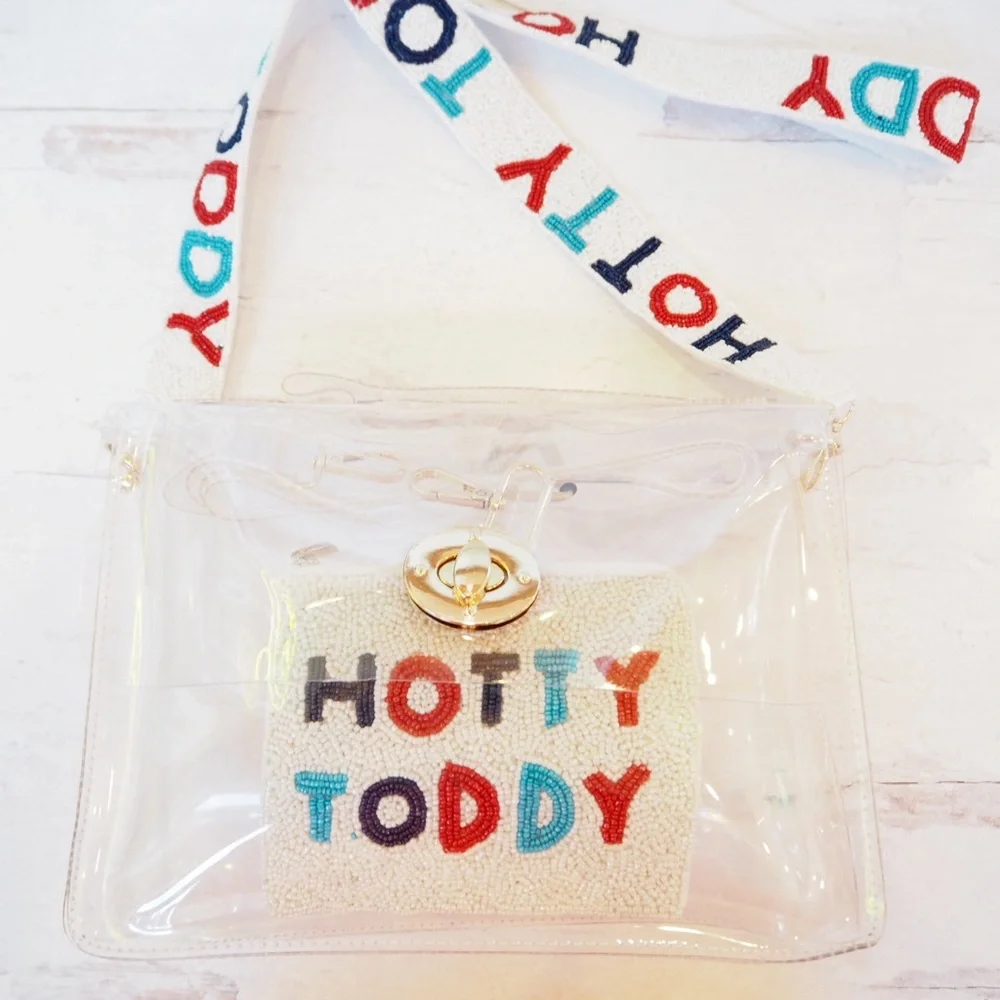 Beaded Ole Miss Rebs Purse Strap Hotty Toddy Collegiate - Picture 6 of 7